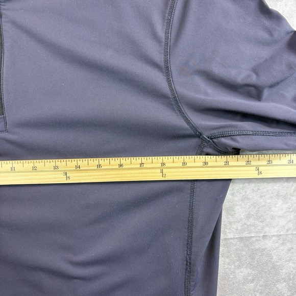 Greyson Tate Pullover Mens Medium Blue Purple 1/4 Zip Performance Golf Mock Neck - Picture 7 of 11